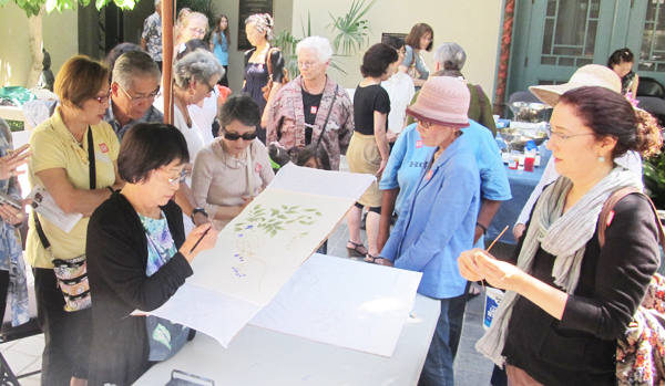 Hayashi Dyeing Art Workshop at Pacific Asia Museum